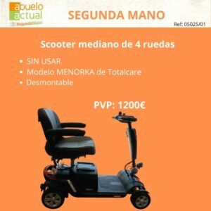 Scooter eléctrico mediano de 4 ruedas 2ª mano
