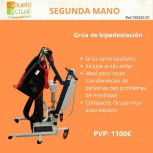 Grúa cambiapañales de 2ª mano - Imagen 1