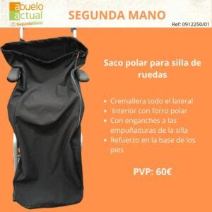 Saco polar para silla de ruedas 2ª mano - Imagen 1