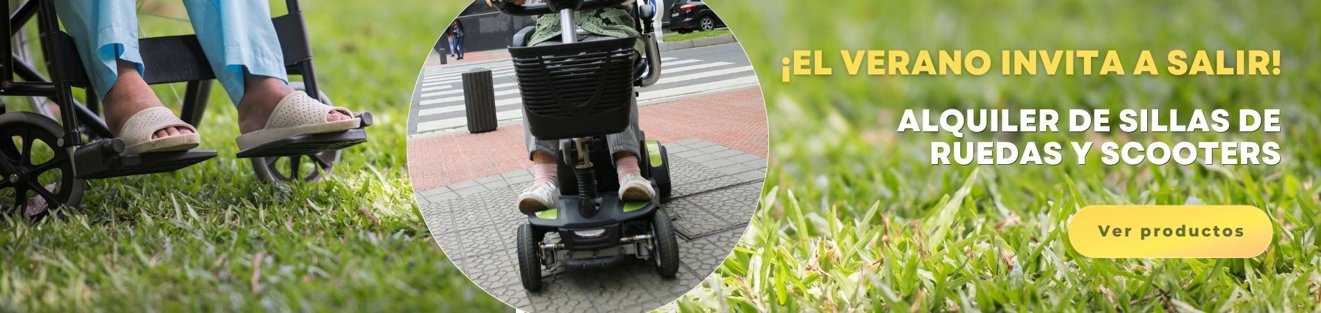 Alquiler de sillas de ruedas y scooter en Bilbao